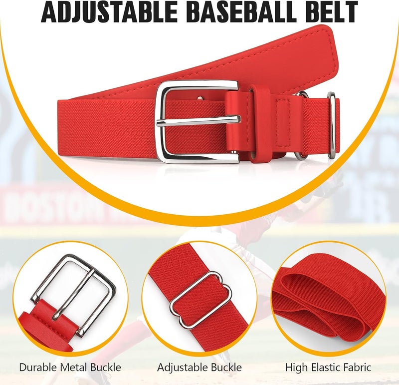 UnFader Elastic Baseball Softball Belt for Youth Boys Girl, Size Adjustable Stretch Belt - Image 4